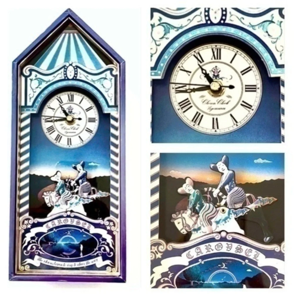 VINTAGE! Koji Murai Clown Museum Clock - Music Box!